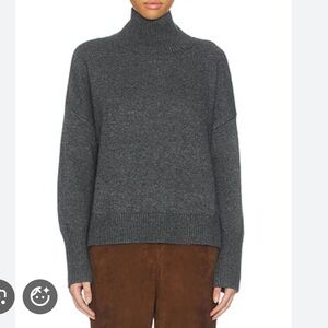 DemyLee Charcoal Turtleneck Sweater